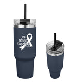 40 OZ. NAOMI INTREPID STAINLESS STEEL TUMBLER 40 OZ. NAOMI INTREPID STAINLESS STEEL TUMBLER