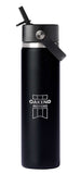 Hydro Flask® Wide Mouth 24oz Bottle with Flex Straw Cap Hydro Flask® Wide Mouth 24oz Bottle with Flex Straw Cap
