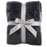 Interweaved Colored Flannel Blanket Interweaved Colored Flannel Blanket