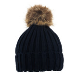 Cable Knit Beanie w/ Removable Pom-Pom Cable Knit Beanie w/ Removable Pom-Pom