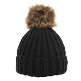 Cable Knit Beanie w/ Removable Pom-Pom Cable Knit Beanie w/ Removable Pom-Pom