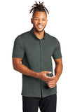 Mercer + Mettle® Men's Stretch Pique Full-Button Polo Mercer + Mettle® Men's Stretch Pique Full-Button Polo