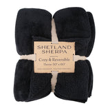 Shetland Sherpa 50 x 60 Reversible Blanket Shetland Sherpa 50 x 60 Reversible Blanket