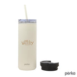 Perka® Trent 18 oz. Double Wall, Stainless Steel Hot/Cold Tumbler Perka® Trent 18 oz. Double Wall, Stainless Steel Hot/Cold Tumbler