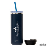 Perka® Trent 18 oz. Double Wall, Stainless Steel Hot/Cold Tumbler Perka® Trent 18 oz. Double Wall, Stainless Steel Hot/Cold Tumbler