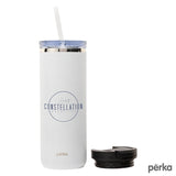 Perka® Trent 18 oz. Double Wall, Stainless Steel Hot/Cold Tumbler Perka® Trent 18 oz. Double Wall, Stainless Steel Hot/Cold Tumbler