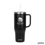 Perka® Kempton 40 oz. Double Wall, Stainless Steel Travel Mug Perka® Kempton 40 oz. Double Wall, Stainless Steel Travel Mug