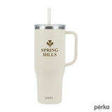 Perka® Kempton 40 oz. Double Wall, Stainless Steel Travel Mug Perka® Kempton 40 oz. Double Wall, Stainless Steel Travel Mug