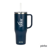 Perka® Kempton 40 oz. Double Wall, Stainless Steel Travel Mug Perka® Kempton 40 oz. Double Wall, Stainless Steel Travel Mug