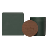 GLASS CANDLE WITH ACACIA WOOD LID GLASS CANDLE WITH ACACIA WOOD LID