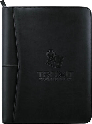 Pedova™ Zippered UltraHype Padfolio w/ FSC® Mix Paper