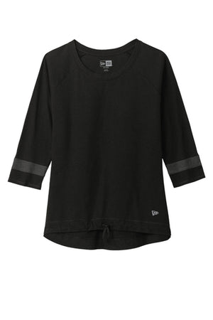 New Era® Ladies TriBlend 3/4 Sleeve Tee