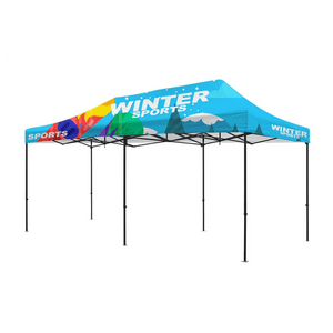 Premium Aluminum 20' Event Tent Kit (Full-Bleed Dye Sublimation)