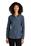 Port Authority® Long Sleeve Perfect Denim Shirt