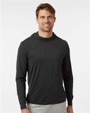Adidas® Men's Performance Hooded Long Sleeve T-Shirt