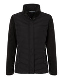 Weatherproof Women's Mixed Media Chevron Jacket