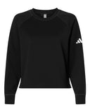 Adidas® Women's Beyond Side-Snap Crewneck Sweatshirt