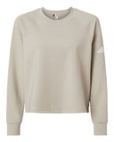 Adidas® Women's Beyond Side-Snap Crewneck Sweatshirt