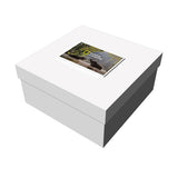 White Deluxe Gift Box 12" X 12" X 6"