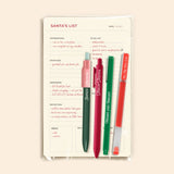 SANTAS LIST PENS 4PK MAILER