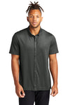 Mercer + Mettle® Men's Stretch Pique Full-Button Polo