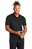 Mercer + Mettle® Men's Stretch Pique Full-Button Polo