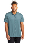 Mercer + Mettle® Men's Stretch Pique Full-Button Polo