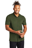 Mercer + Mettle® Men's Stretch Pique Full-Button Polo