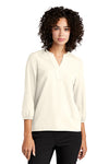 Mercer + Mettle® Ladies Stretch Crepe 3/4 Sleeve Blouse