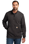 Carhartt® Midweight 1/4 Zip Mock Neck Sweatshirt