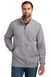 Carhartt® Midweight 1/4 Zip Mock Neck Sweatshirt