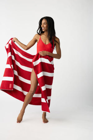 Cozy Earth® Classic Stripe Resort Towel