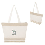 Marlo 10 Oz. Recycled Cotton Zippered Tote Bag