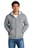 Jerzees® Rugged Unisex Full-Zip Hooded Sweatshirt