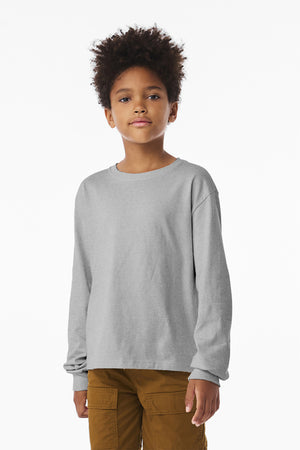 BELLA+CANVAS® Youth 6-Ounce Heavyweight Long Sleeve Tee