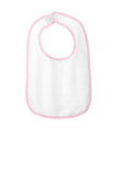 Rabbit Skins™ Infant Contrast Trim Terry Bib