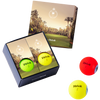 Volvik ® Vivid 4 Ball Set w/ Custom Gift Box & Sleeves