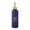 25 oz Blaire Recycled Aluminum Bottle With Bamboo Lid And Carry Handle