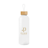 25 oz Blaire Recycled Aluminum Bottle With Bamboo Lid And Carry Handle