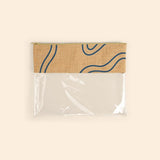 DOLLFACE POUCH - JUTE + CLEAR