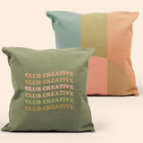 Cuddlebug Large- 4CP Pigment Dyed Canvas Pillowcase