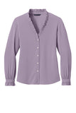 Brooks Brothers® Women's Long Sleeve Ruffle Collar Blouse