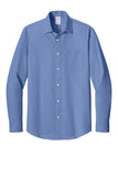 Brooks Brothers Wrinkle-Free Stretch Pinpoint Spread Collar Shirt