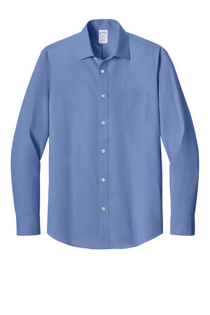 Brooks Brothers Wrinkle-Free Stretch Pinpoint Spread Collar Shirt