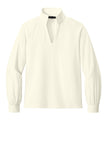 Mercer + Mettle® Women's Long Sleeve Buttery Soft Popover Blouse