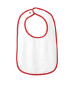 Rabbit Skins™ Infant Contrast Trim Terry Bib