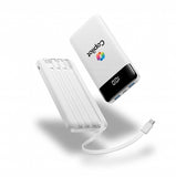 The Axiom Slim 10K mAh Power Bank w/ Built-in Cables