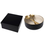 SOLSTICE PORCELAIN BOWL AND SERVING UTENSIL SET