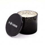 SOLARA 296 ml / 10 oz METALLIC GLASS CANDLE WITH TIN LID