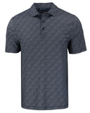 Cutter & Buck Pike Eco Pebble Print Stretch Receycled Mens Polo